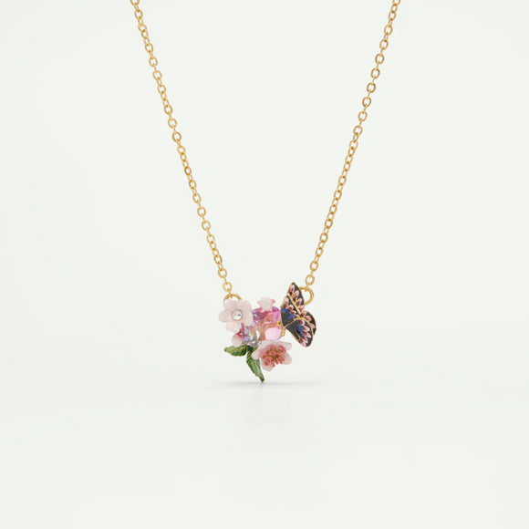 Collier Papillon Empereur Japonais - Hanami - Les Néréides