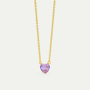 Collier Coeur Lavane - La Diamantine - Les Néréides