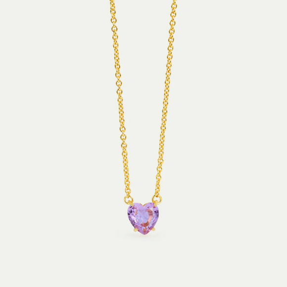 Collier Coeur Lavane - La Diamantine - Les Néréides