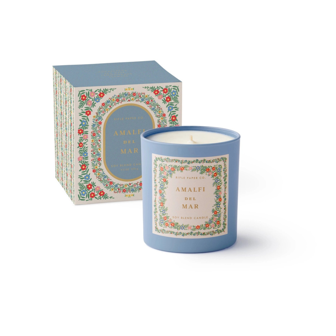 Bougie parfumée soya Rifle Paper co. Amalfi 