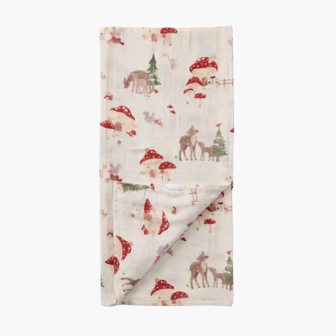 Couverture Mousseline bébé Loulou Lollipop Forest Families