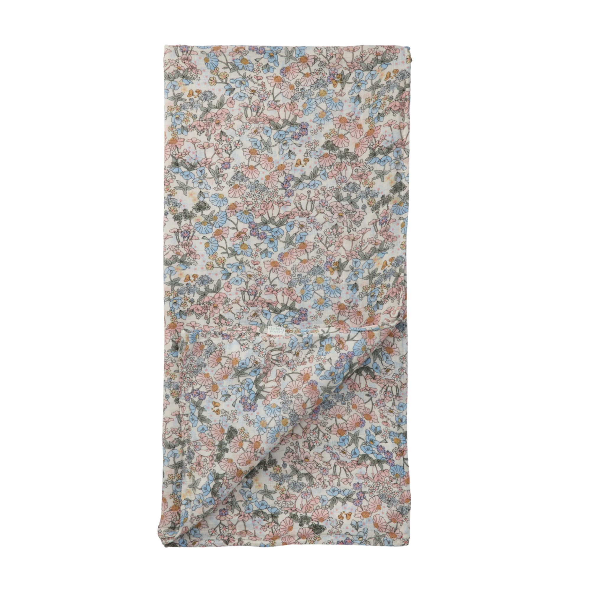 Mousseline d’emmaillotage English Garden Loulou Lollipop cute tendance coloré fleurs 