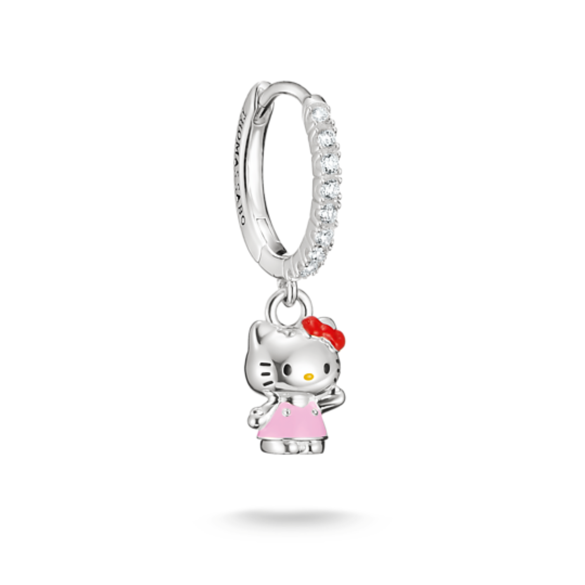 Hello Kitty boucle unique robe rose - Argent | Thomas Sabo