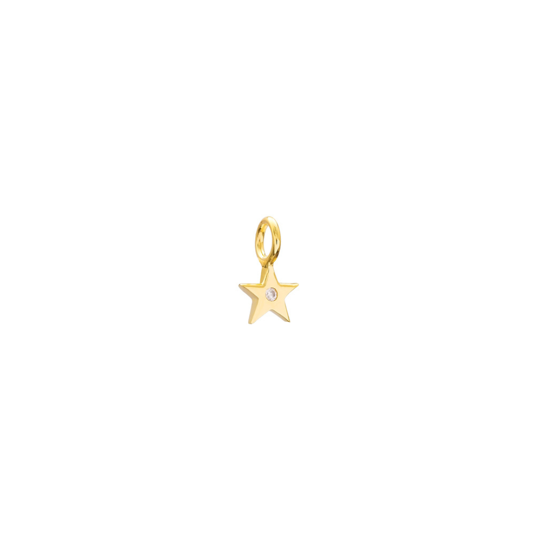 Breloque charm étoile argent sterling 925 turquie