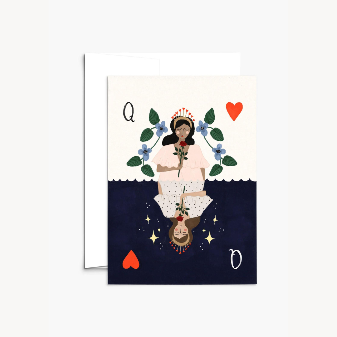 Carte de souhait Dane de coeur  de Mimi & august 