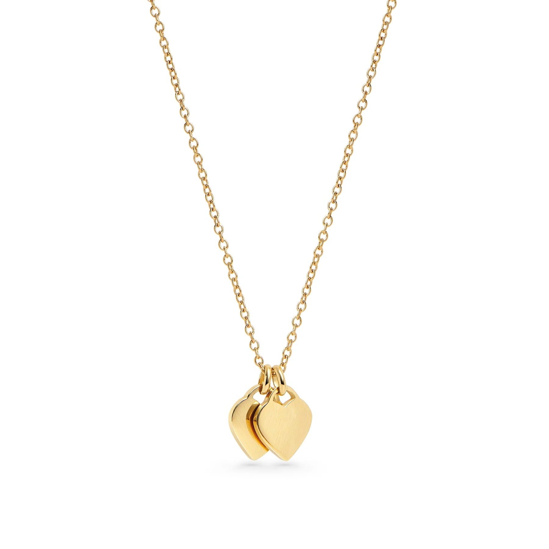 Collier Pendentif Coeur Venus Mia Bijoux  Acier Inoxydable 20.5 x 23 pouces Or