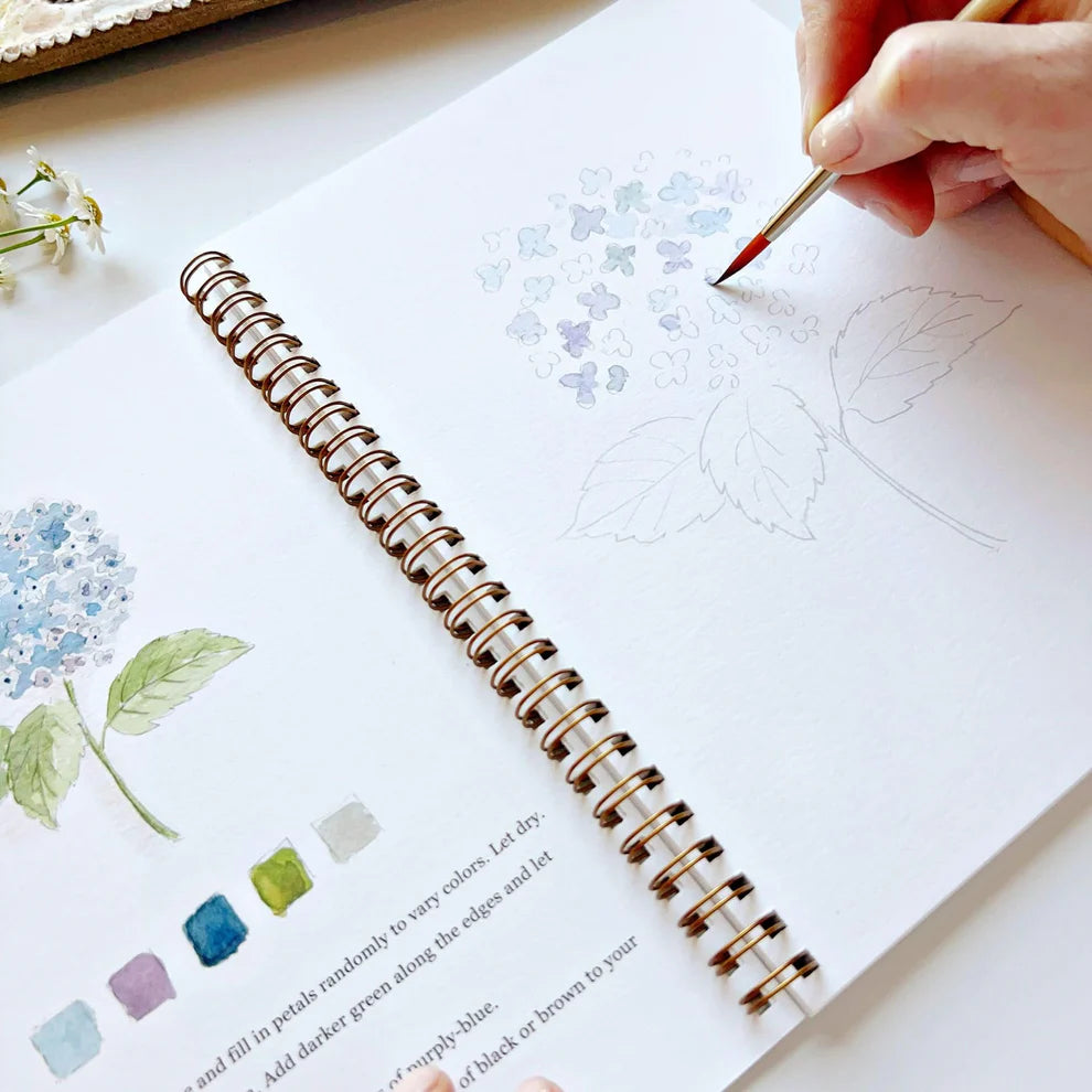 Cahier d’aquarelle - Fleurs | Emily Lex Studio