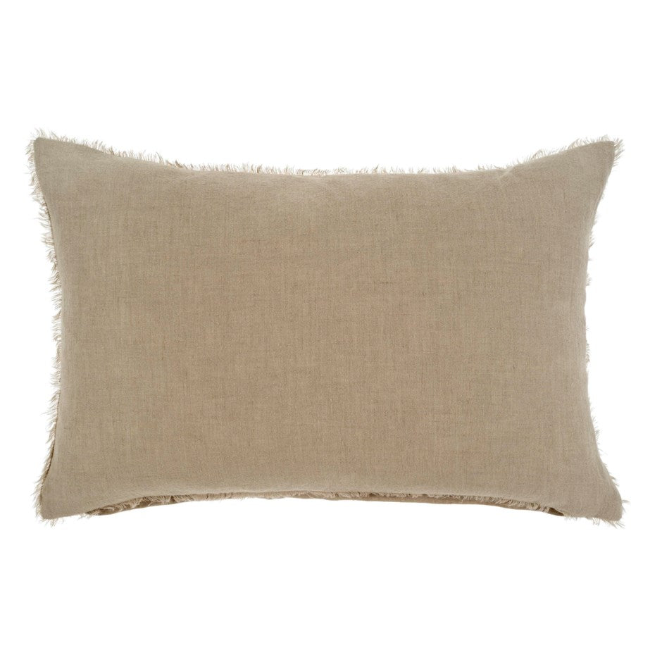 Indaba coussin lin rectangle Driftwood 