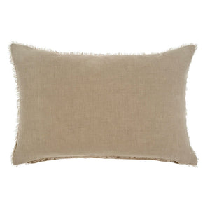 Indaba coussin lin rectangle Driftwood 