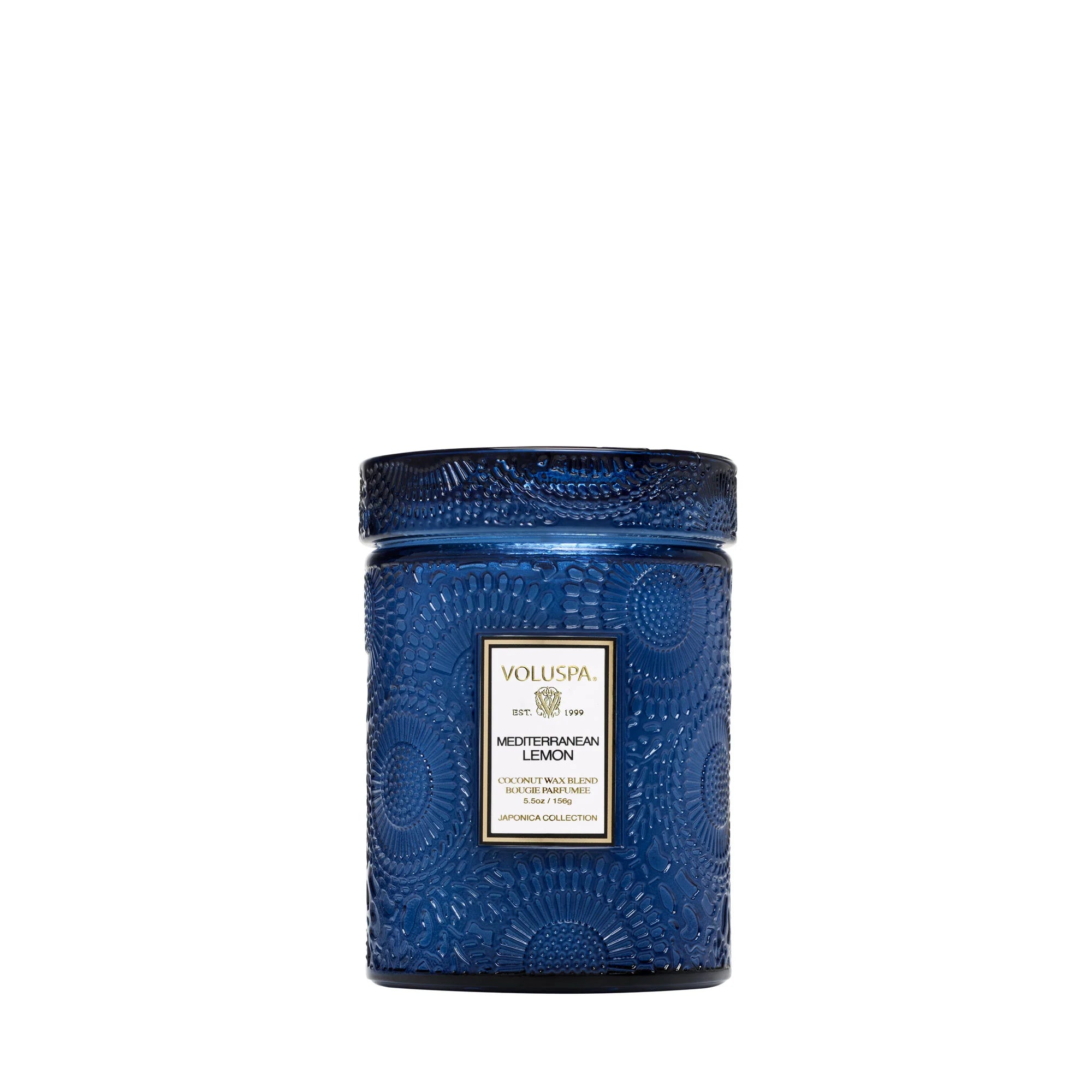 Petite bougie chandelle verre Mediterranean Lemon voluspa maison 