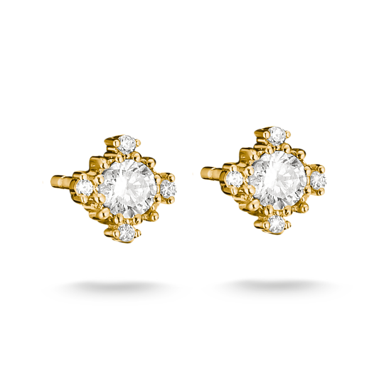 Boucles d'oreilles True Romance Placage Or 18 carats Thomas Sabo cute tendance