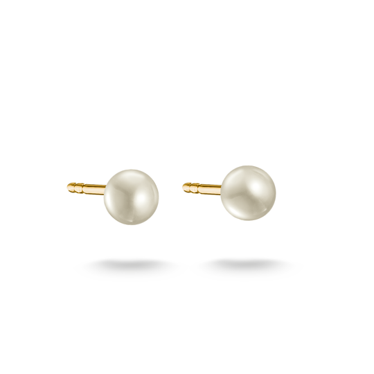 Boucles d'oreilles Perle 5mm Placage Or 18 carats Thomas Sabo tendance mode