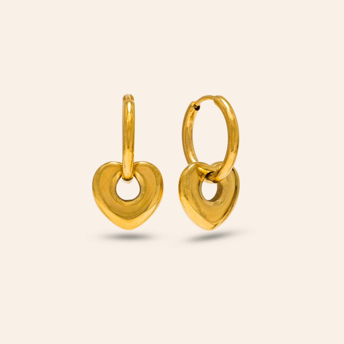 Anneaux Coeur - Acier inoxydable 316L | Lover's Tempo