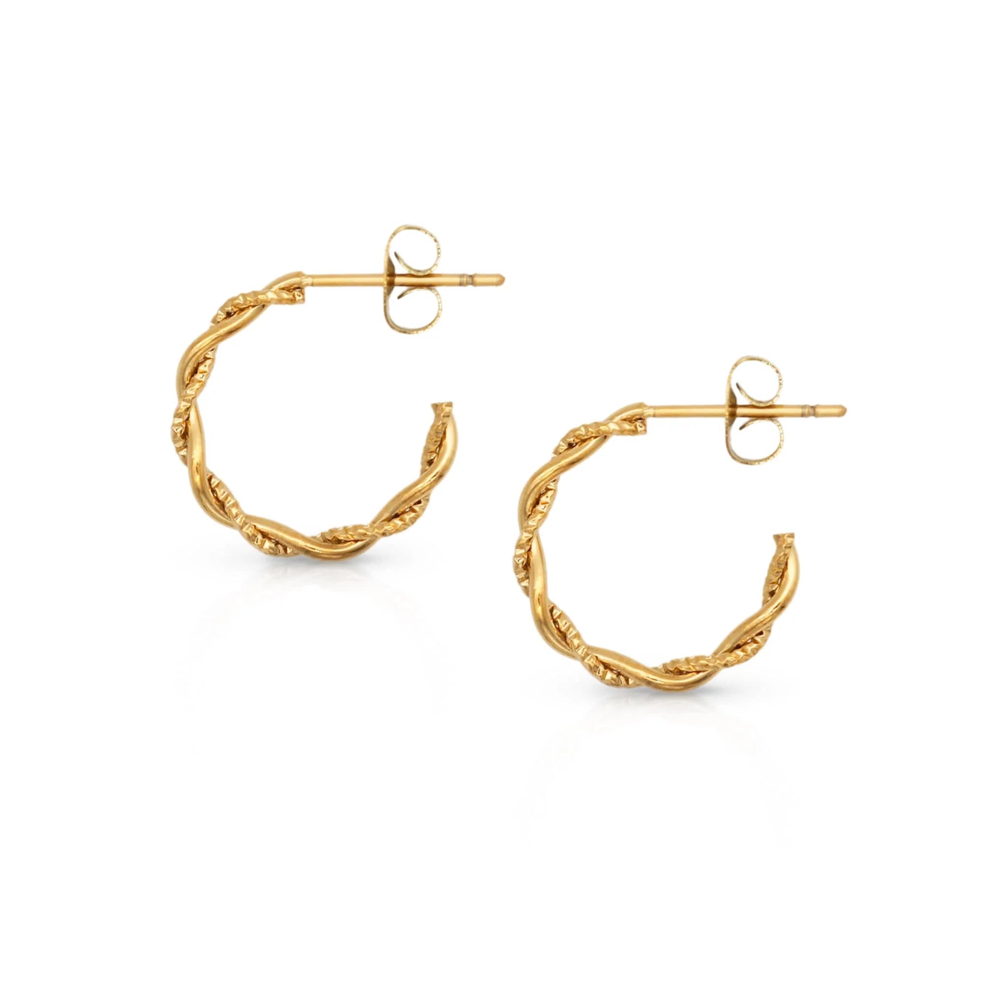 Lover’s tempo, boucles oreilles, acier inoxydable, plaquée or, Vancouver, Canada 