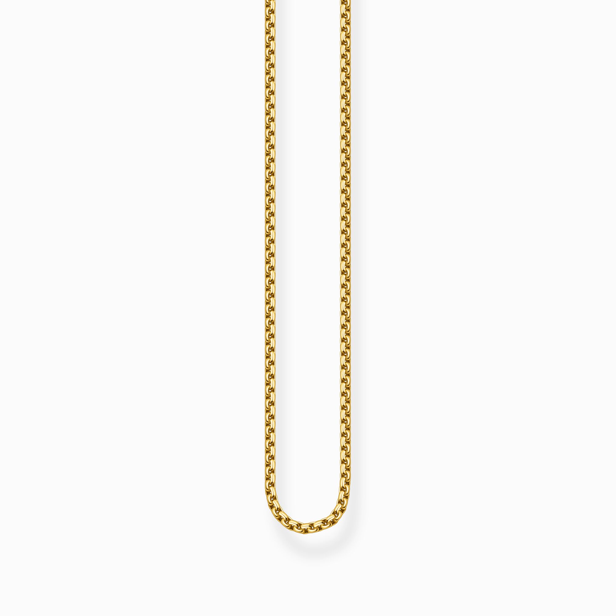 Collier chaîne maille argent sterling plaquée or Thomas Sabo bijoux mode style 