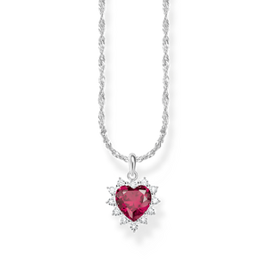 Collier Romance Coeur Rouge