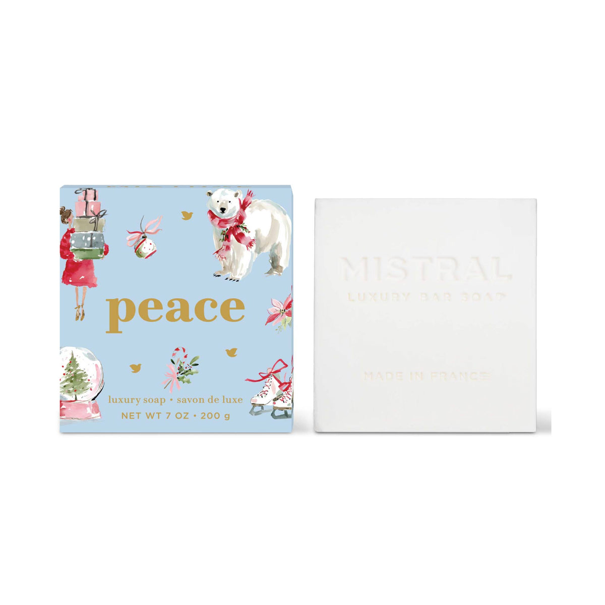 Savon en barre Mistral - Peace | Éditions de Noël