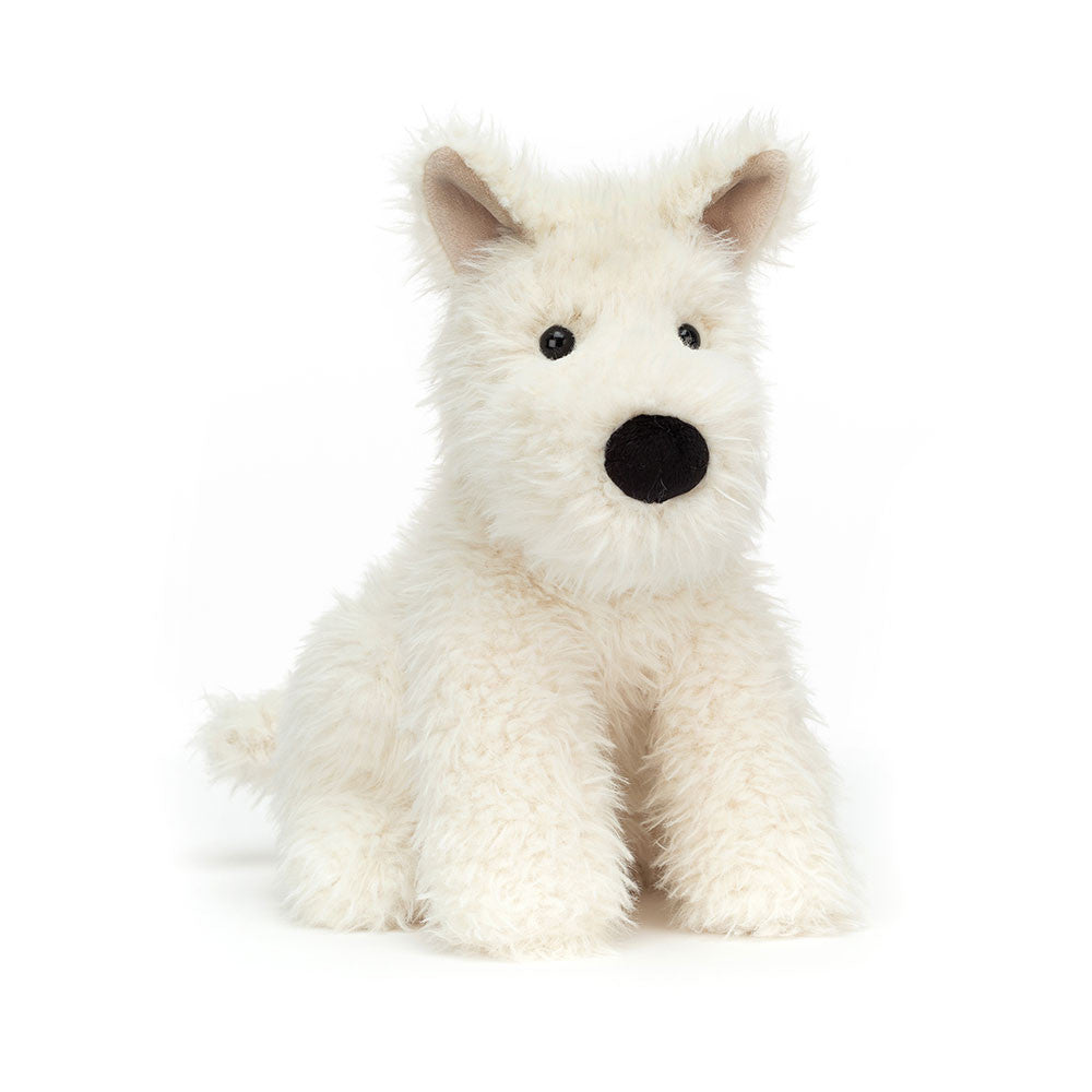 Peluche Chien Munro Scottie Dog Jellycat cute tendance blanc