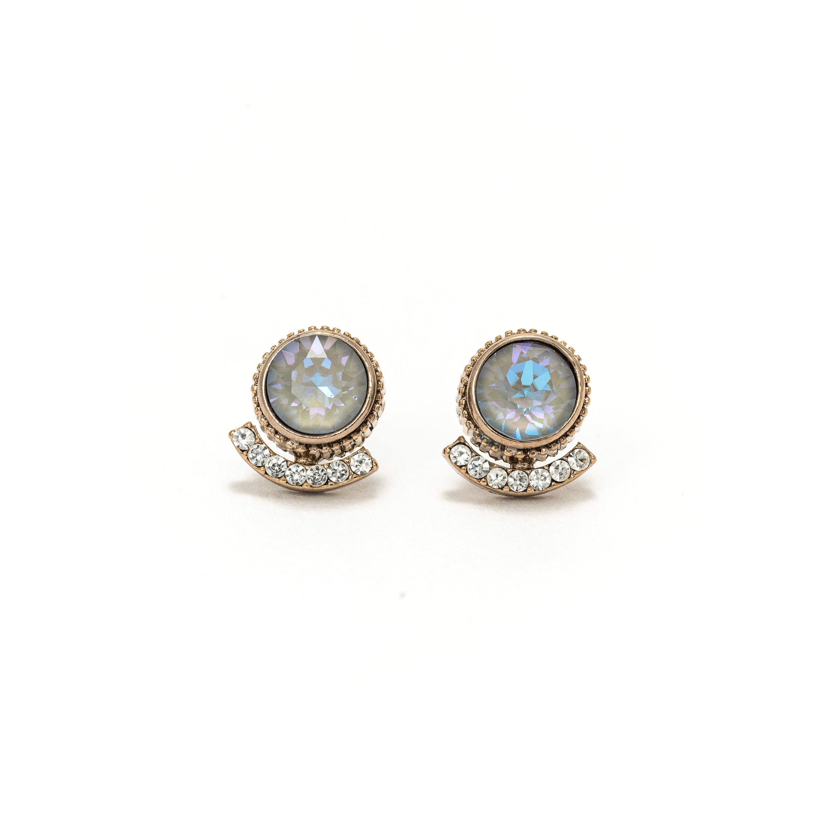 Boucles d’oreilles Lover’s Tempo Mimosa cristal gris opal 