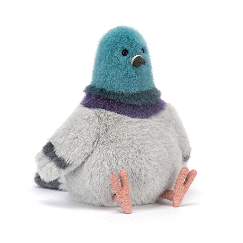 Peluche Strutton Pigeon Jellycat cute tendance mode Toutou bleu gris doux 