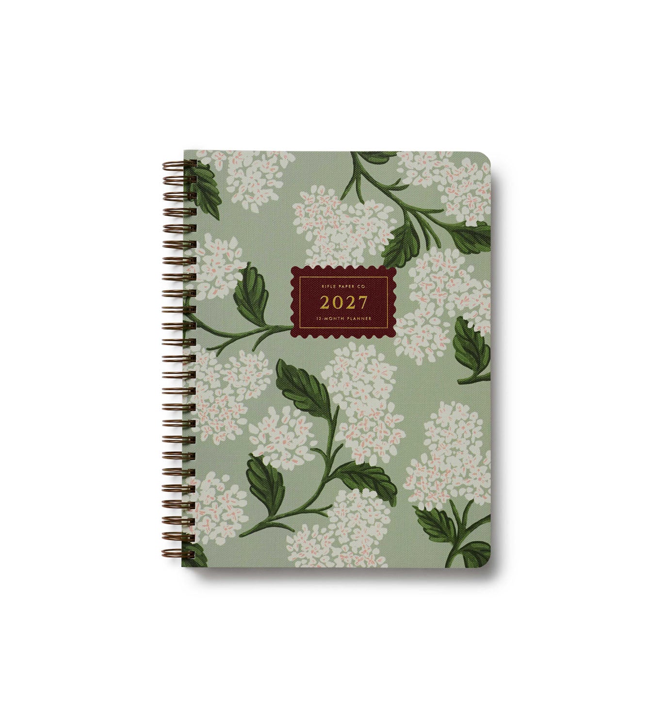 Agenda 12 mois 2027 Hydrangea Rifle Paper Co. Cute tendance pratique école planificateur