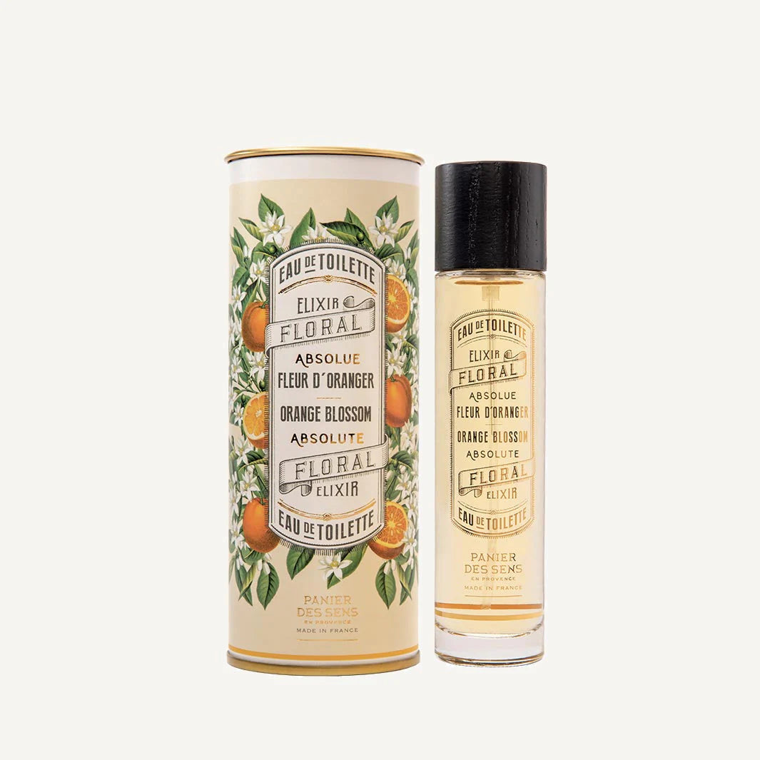 Eau de Toilette Fleur d'oranger Panier des Sens France 50 ml floral agrume Elixir Absolue
