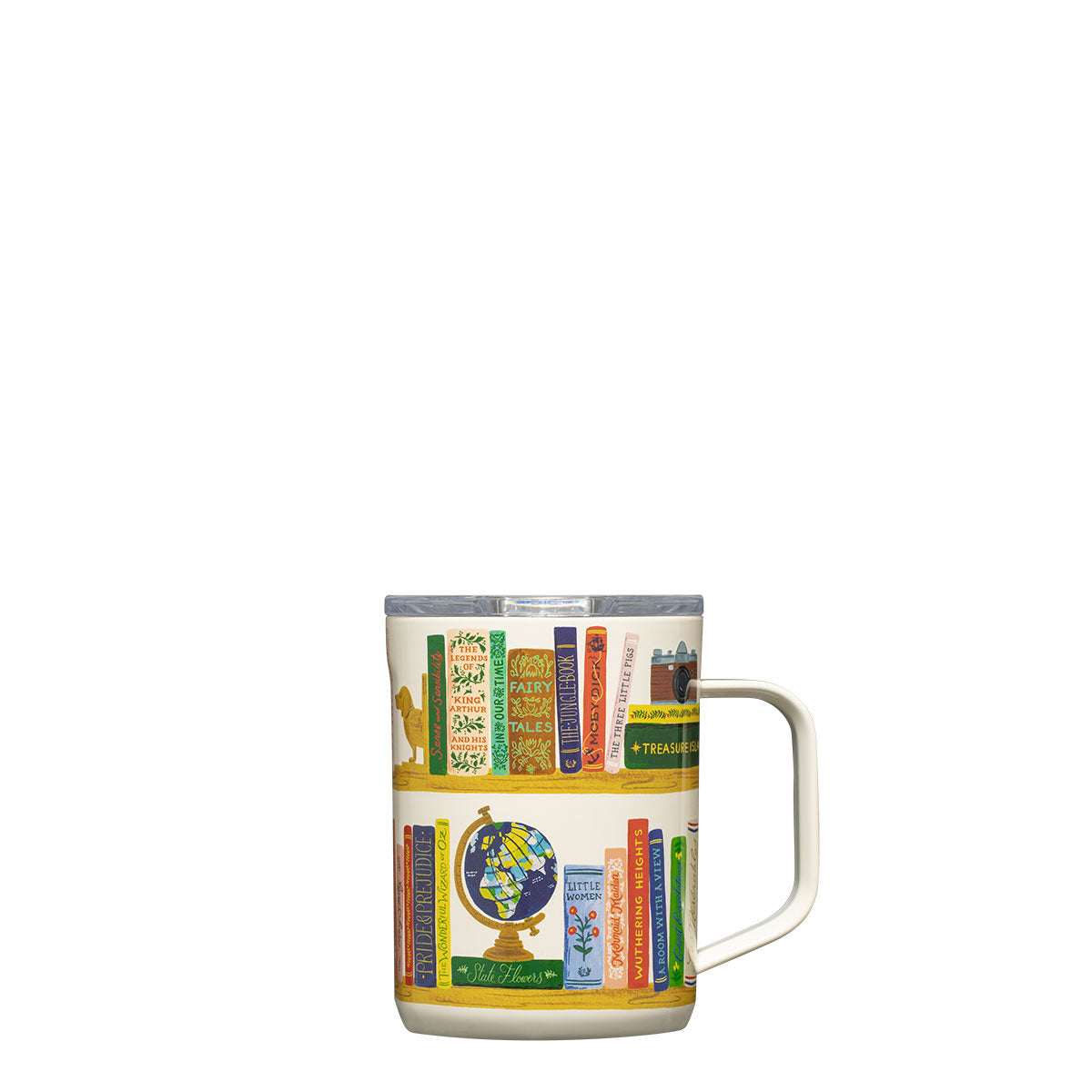 Tasse à café 16 oz Book Club x Rifle Paper Co. Livre essentiele blanc tendance pratique 