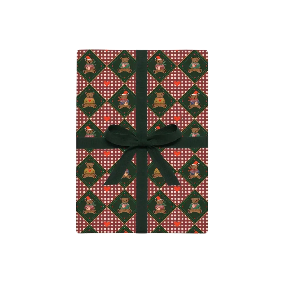 Papier cadeau de Noël - Ourson Teddy | Rifle Paper Co.
