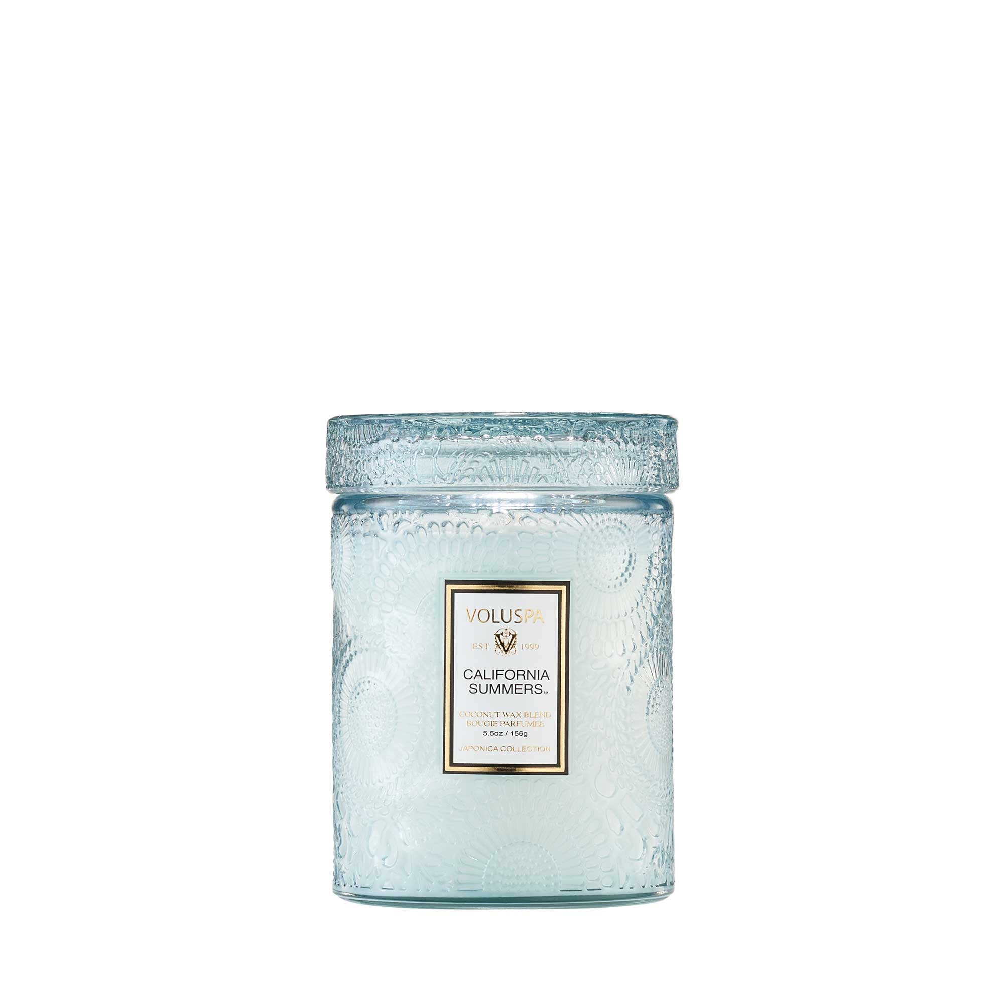 Petite bougie en verre Voluspa odeur California Summers en 5.5 oz