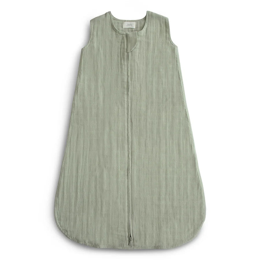 Gigoteuse coton mousseline verte enfant 0-6 mois 