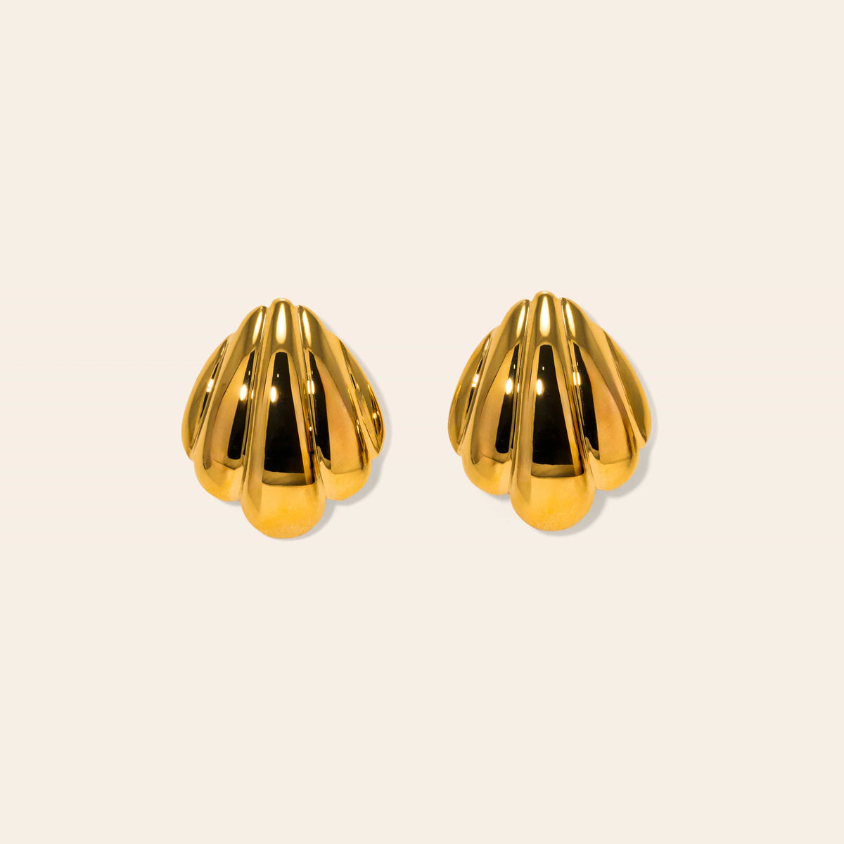 Boucles d'oreilles Coquillage - Acier inoxydable 316L | Lover's Tempo