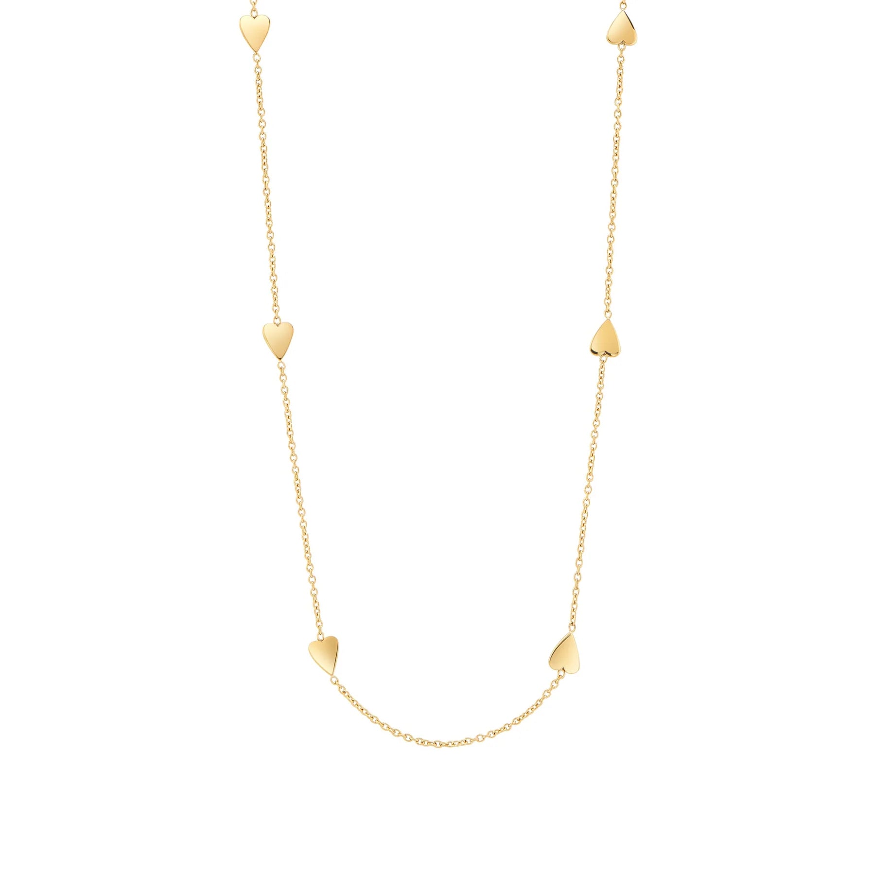Collier Mia Jewelry acier inoxydable coeur or