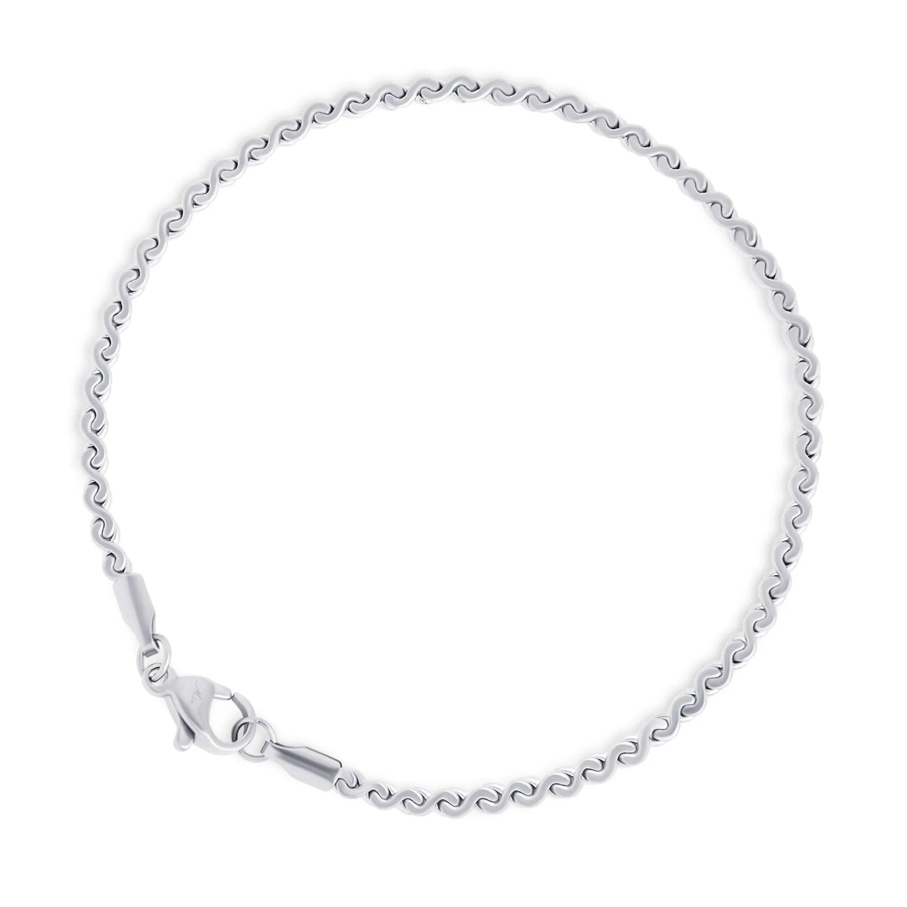 Bracelet acier inoxydable Emma Mia bijoux style mode mailles