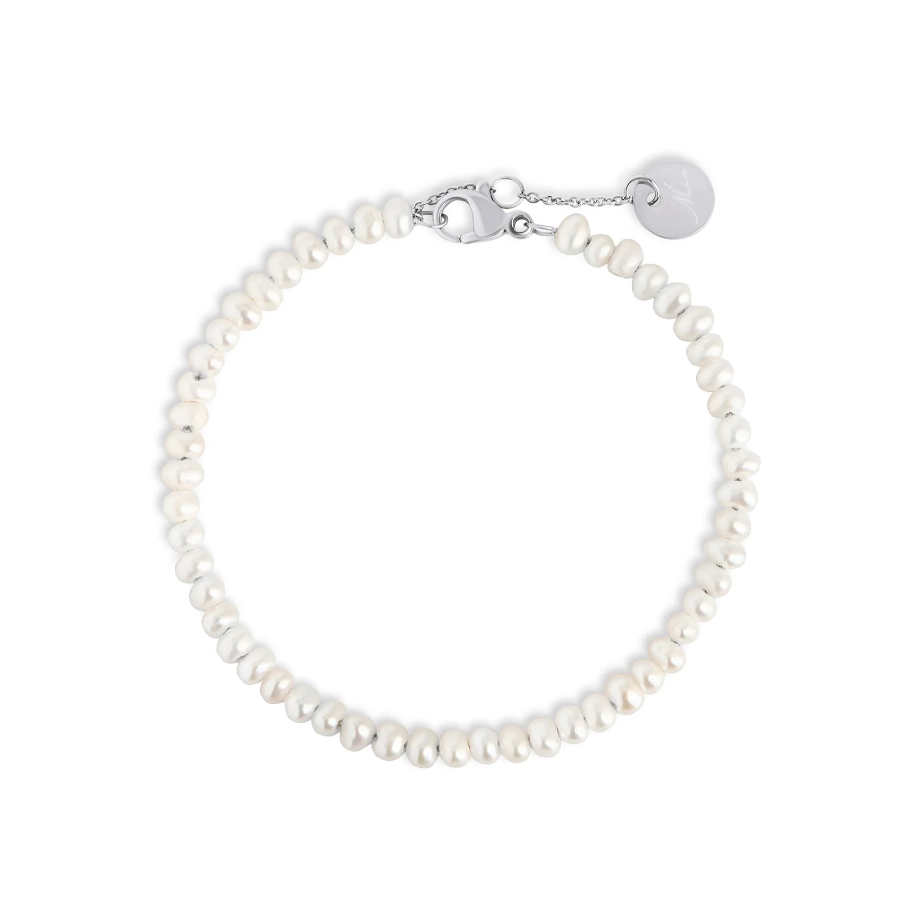 Bracelet acier inoxydable Lexi Mia bijoux style mode perles eau douce