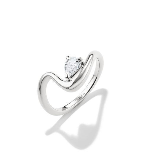 Bague Vague et zircon Argent Sterling 925 Thomas Sabo cute tendance mode