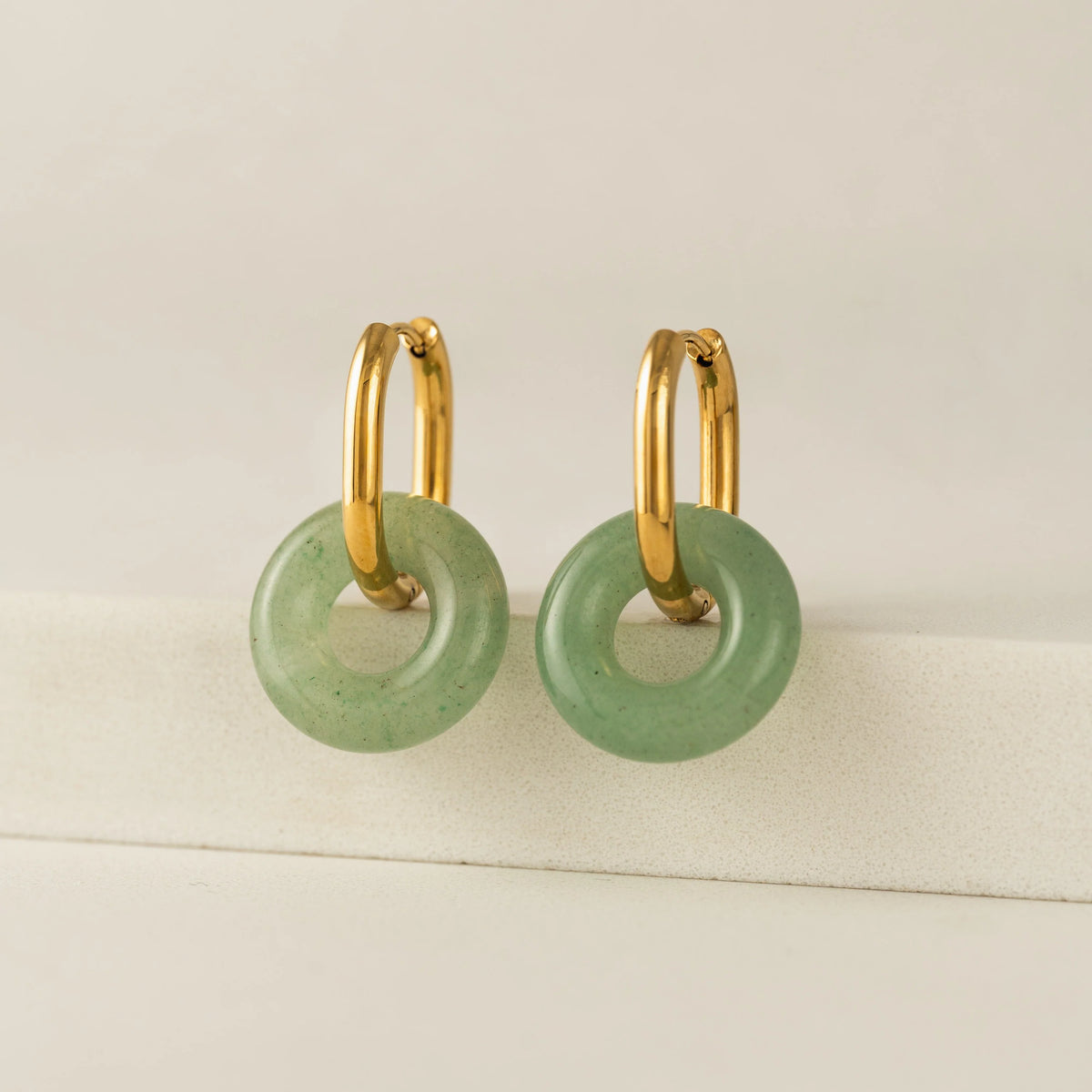 Anneaux Thames Vert - Acier inoxydable 316L | Lover's Tempo