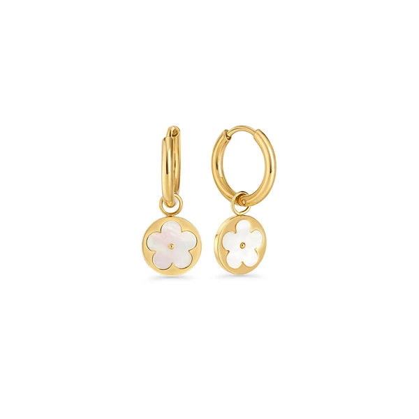 Boucles d'oreilles Nelliann- Acier Inoxydable 316L - Or PVD