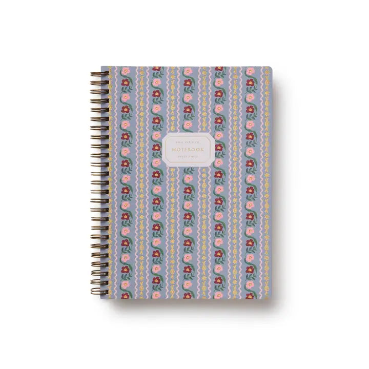 Cahier notes spirale Rifle Paper co. Fleurs Delphine
