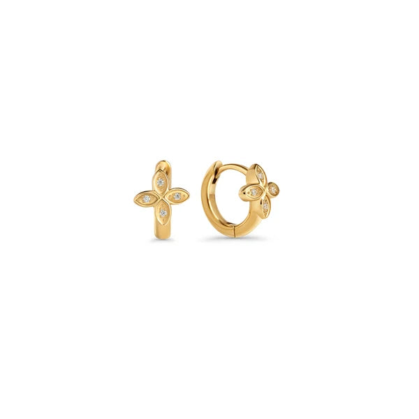 Boucles d'oreilles Siona II - Acier inoxydable 316L - Or PVD