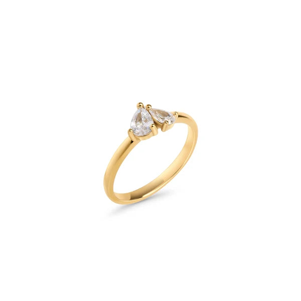 Bague Cosette - Acier Inoxydable 613L - Or PVD