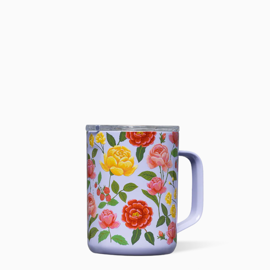 Tasse Corkcicle Rifle Paper Co. Roses Vintage