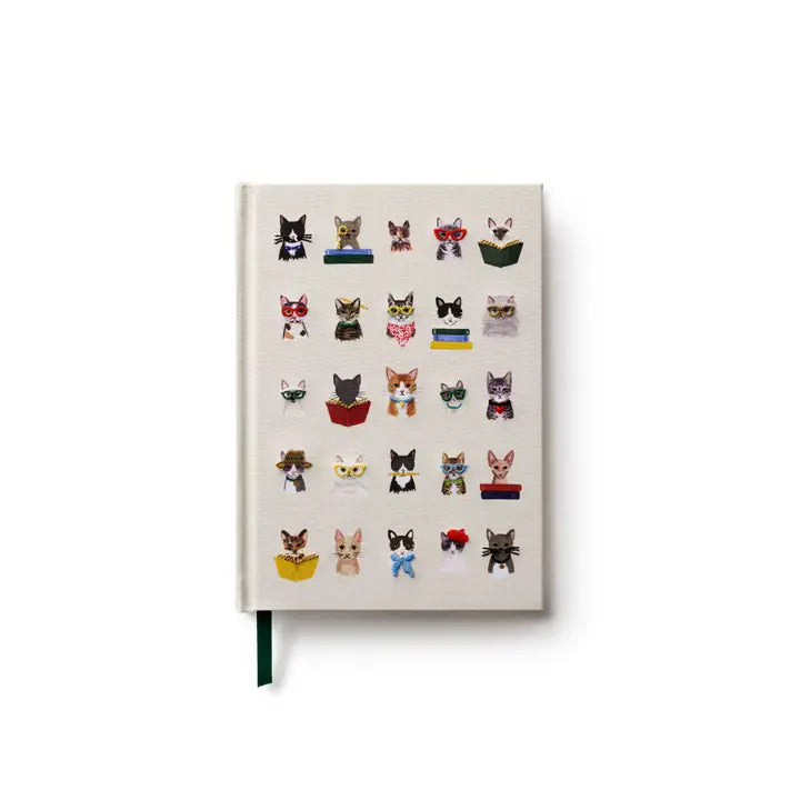 Journal chat Rifle Paper co. Couverture rigide tissu