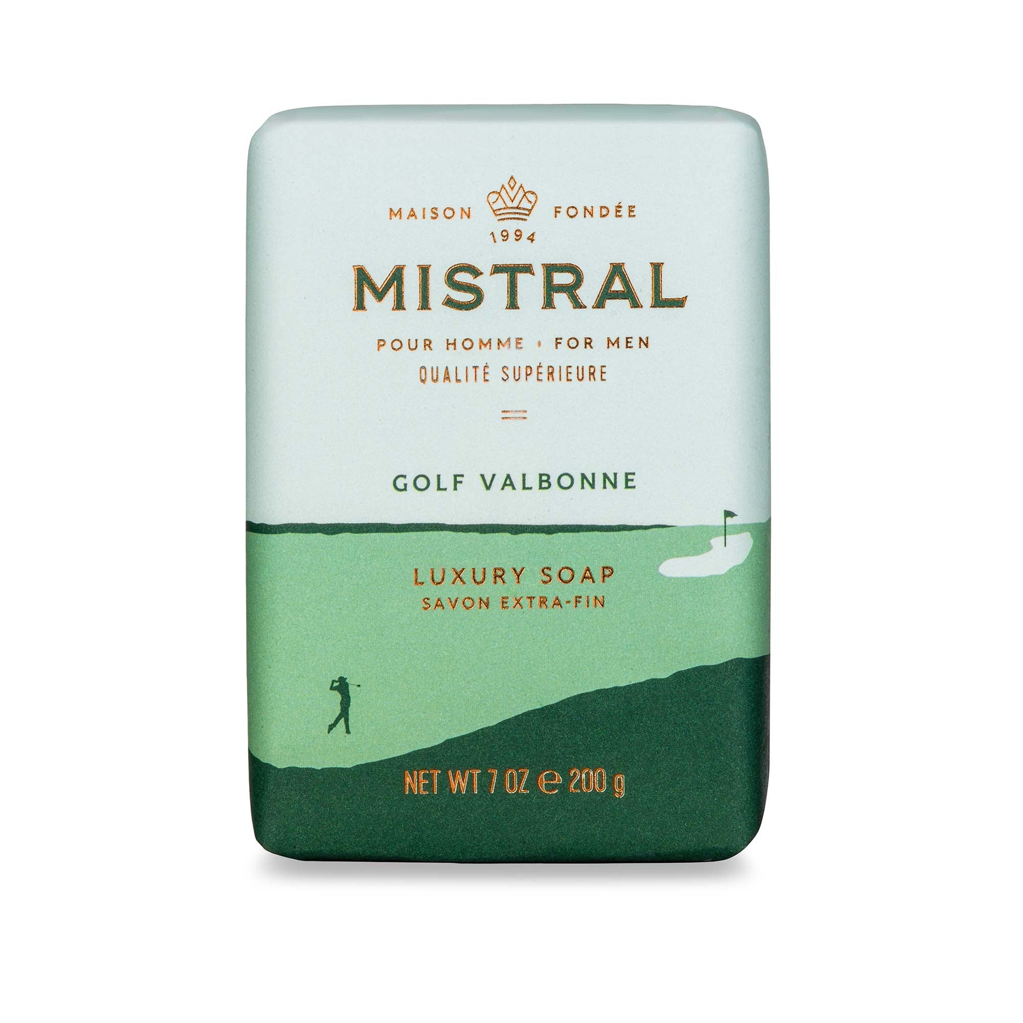 Savon en bar mistral golf Valbonne vert luxe france