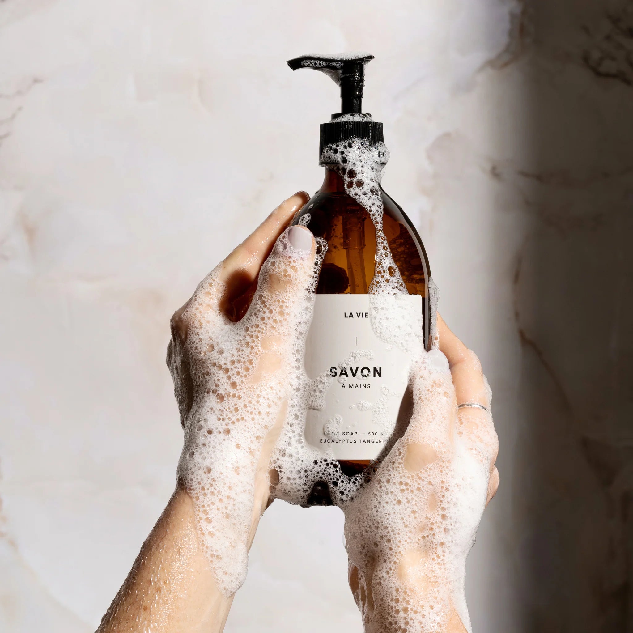 Savon à mains liquide Eucalyptus et Tangerine