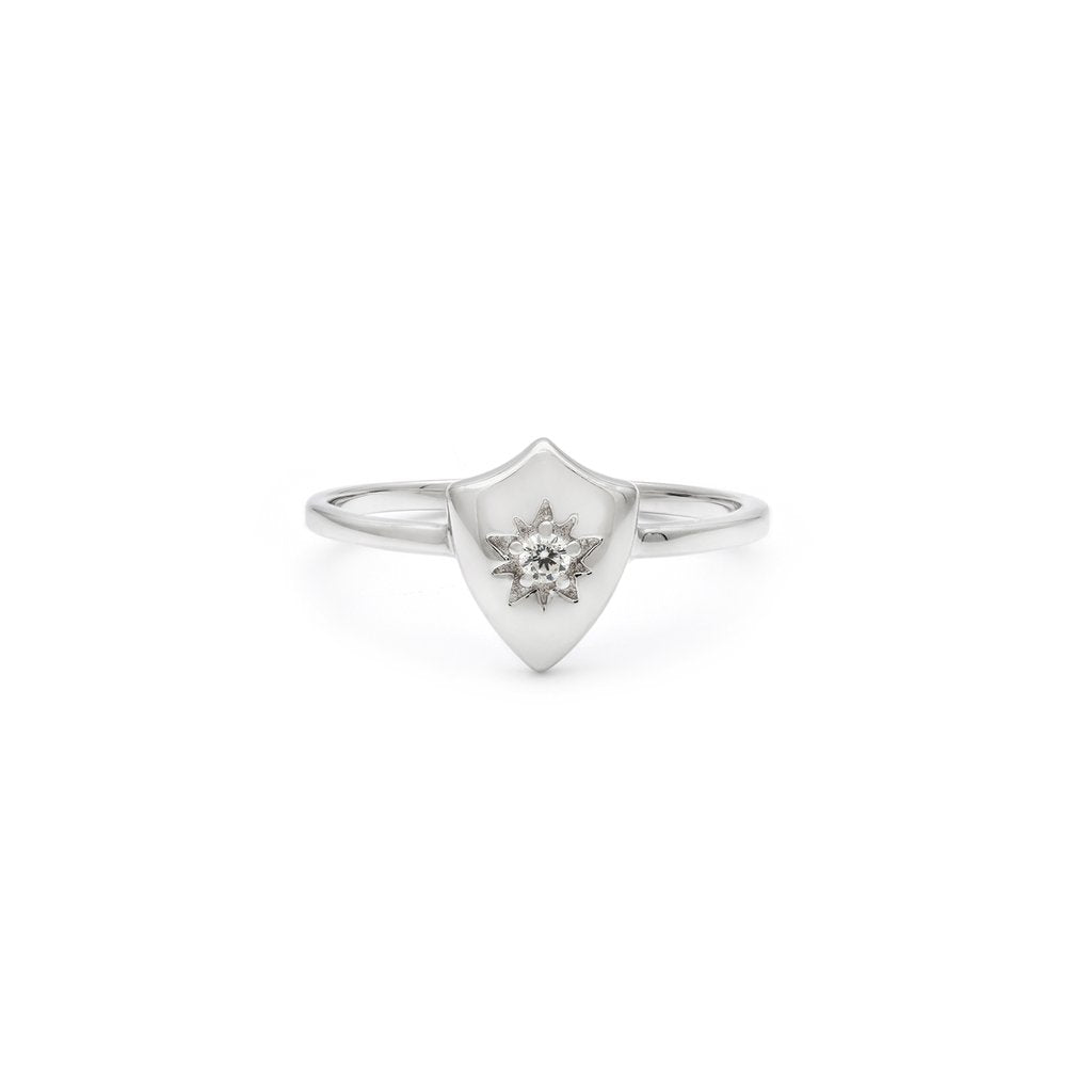 Bague Armure argent