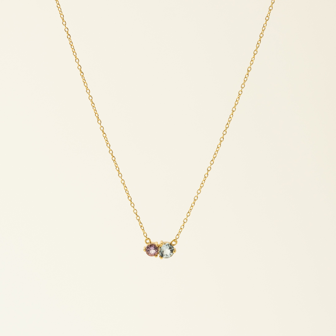 Collier Luma Topaze Bleue