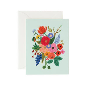 Carte Bouquet menthe