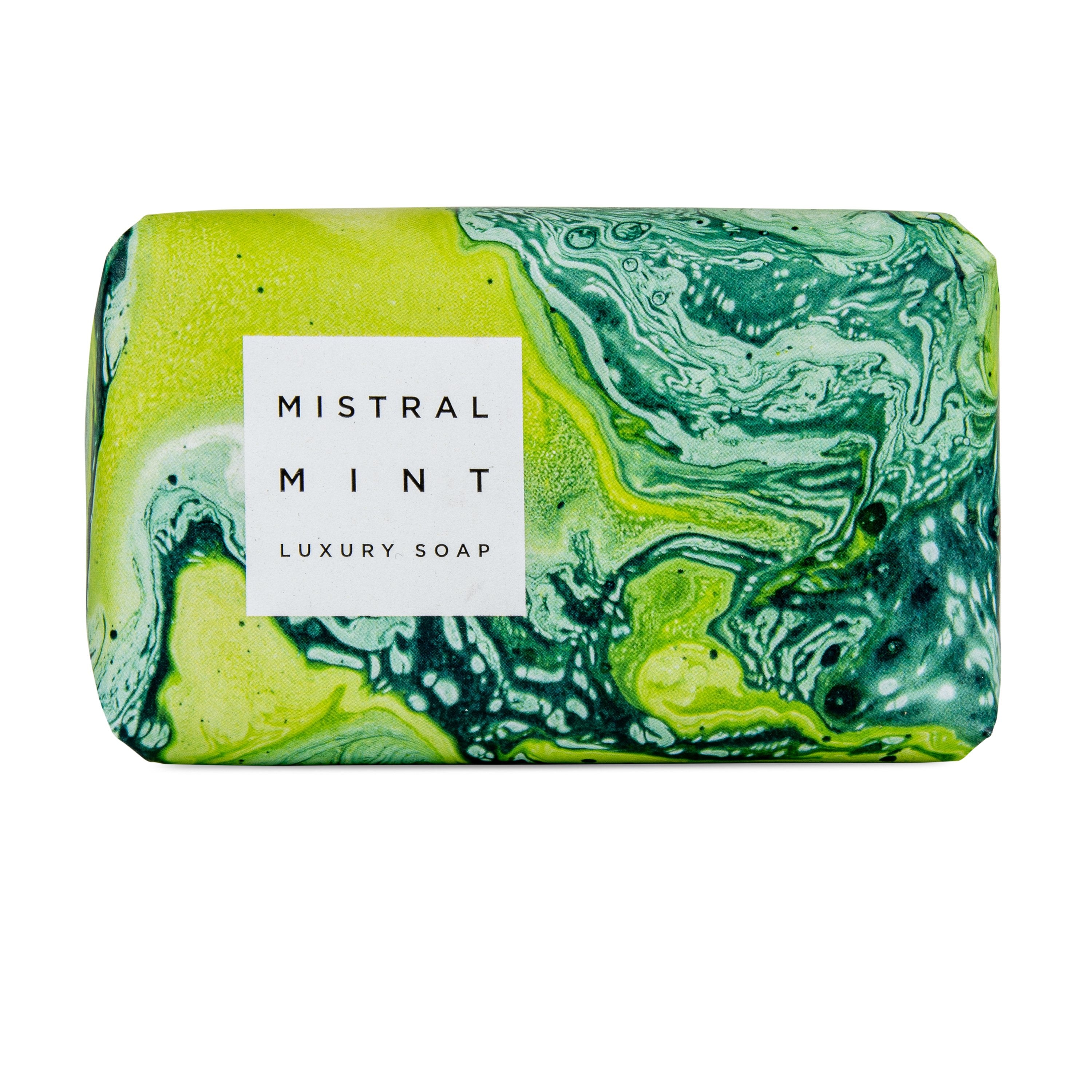 Savon en barre menthe lime