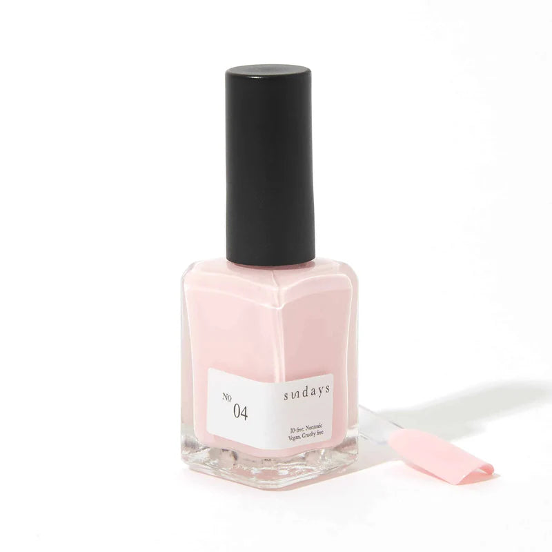 Vernis ongles vegan rose pâle Sundays