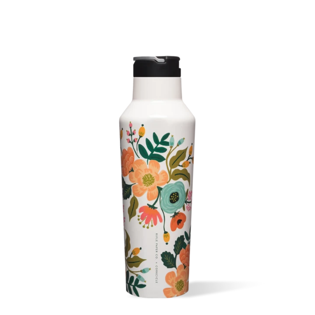 bouteille isolée sport Rifle Paper lively blanc